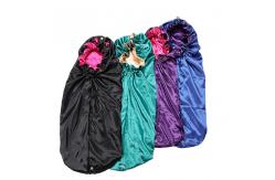 China OEM Long Tail Satin Lined Bonnets With Ruffle Edge supplier