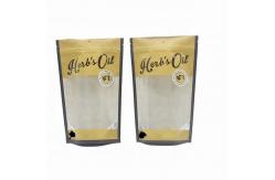 China EPI Biscuit Tear Notch Resealable Kraft Paper Bag With Transparent Window supplier