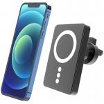 9V 2A thick 1.5cm Phone Wireless Charger Car Mount ABS Magnetic for sale