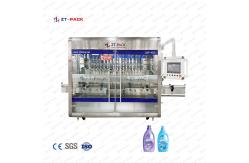 China 6 8 Head Bottle Filling And Capping Machine Flat Paste Liquid Filling Machine supplier