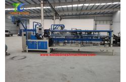 China 6M Playground Chain Link Fence Machine Knuckled Edge 120m2/H supplier