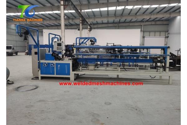 6M Playground Chain Link Fence Machine Knuckled Edge 120m2/H