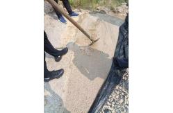 China Flowable Mixed Liquefied Soil Stabilizer Brown Rock Solid Soil Stabilization supplier