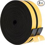 White High Density Rubber Foam Weather Stripping Tape 5m/Roll for sale