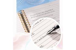 China A4 A5 A6 B5 Subject Blank Cover Notebook 128gsm 140gsm Thick Spiral Notebook supplier