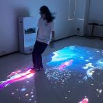 Portable Interactive Ground Projection Machine 4000 Lumens for sale