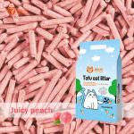 Customized Cat Litter Sand Pink Wholesale Low Dust Cat Litter for sale
