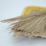 Family 500g Dark Traditional Udon Soba Noodles Natarual Buckwheat Made for sale