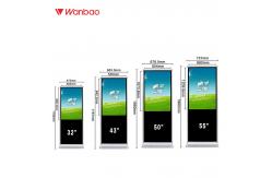 China 55 Inch Windows System Indoor Digital Advertising Display With Time Switch Function supplier