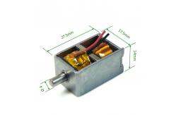 China 24W Double Holding Pulse Solenoid For DC Charging Gun Electronic Lock supplier