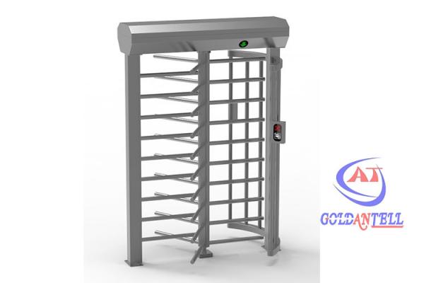 600mm Passage width Full Height Turnstile Fingerprint Scanner Full Automatic One Channel System