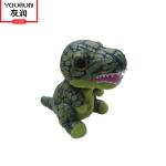 Polyester Green Dinosaur Plush Toy Children'S Gift OEM Customized for sale
