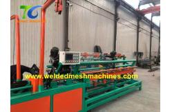 China Pvc Single Spiral Wire 4mm Diamond Mesh Wire Making Machine supplier