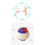 Hand Throwing Interactive Pet Toys Molar Teeth Dog Training Ball 80g OEM