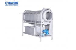 China Ginger Carrot Potato Fruit 2000kg/H Vegetable Washing Machine supplier
