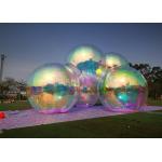 Custom Decorative Inflatable Mirror Ball PVC Advertising
