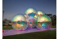 China Custom Decorative Inflatable Mirror Ball PVC Advertising supplier