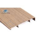 6063 Aluminum Skirting Trim Nontoxic Fire Retardant Antiaging Wood Grain Powder Coating for sale