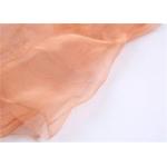 Flexible 0.08-0.3mm Red Copper Wire Mesh Fabric Uniform Opening Easy To Cut for sale