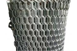 China Long Lasting 55mm Expanded Mesh Sheet Metal Anodized For Various Applications supplier