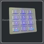 Stainless Steel Backlit Numeric Keypad 12 Buttons Type With Usb Interface for sale