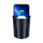 ABS Car Wireless Charger with 15W/10W/7.5W/5W Wireless Charging Power and DC 12V 5A Input Parameters for sale