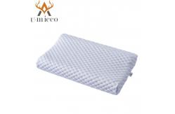 China Luxurious Square POE Pillow in White with 300 Thread Count Soft Cotton Fabric supplier