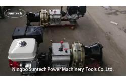 China Diesel Powered Cable Winch Puller Liting / Hoist Fast 8T Pulling Force 80KN supplier