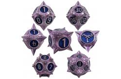 China Durable Polyhedron Metal RPG Dice Set Dragon And Dungeon 16mm Sparkle supplier