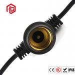 White Black 2 Pin Ip65 E27 Lamp Holder Socket For Led Bulb for sale