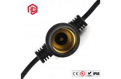 China White Black 2 Pin Ip65 E27 Lamp Holder Socket For Led Bulb supplier