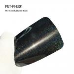 PET-PH301 PET Colorful Laser Black Car Pvc Decorative Films 7.5mil for sale