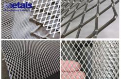 China Customized Aluminium Expanded Metal Mesh Sheets Decorative For Building supplier