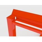 Red Orange 30*50mm Upright 150KG Capacity Stackable Stillages