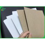 Recyclable 140gsm 170gsm White Clay Coated Kraft Back Board For Paper Cup Holder for sale