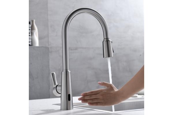 Infrared Sensor hands free kitchen sink faucet