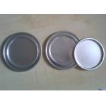 401# 99 mm Round Silver Color Can Bottom / Penny Strech Lid for sale