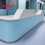 Stone Plywood Medical Reception Counter , Multiscene Patient Reception Station for sale