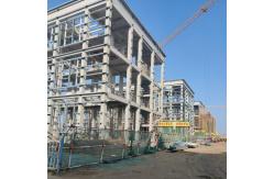 China Modern Prefabricated Steel Structure Building With PU Sandwich Panel supplier