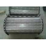 Plate Chain Mesh Conveyor Belt , Flexible Metal Plate Conveyor Belt Small Metal Part Conveying for sale