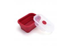China FDA approved Portable  Mini Silicone Collapsible Lunch Box Food Storage Container supplier