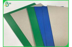 China 1.5MM 2MM Black Laminated Paper Cardboard With Gray Without Lamination Back supplier