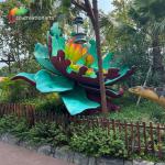 Customized Weather Proof Fiberglass Flower For Theme Park