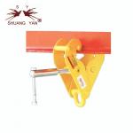 4 KG Crane Beam Flange Clamps Yellow Color Galvanized Shaft  Fixed for sale