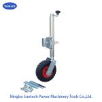 Galvanised 500lbs Marine Swivel Trailer Jack With Pneumatic Wheel for sale