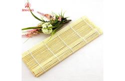 China Multifunctional ISO9001 24cm*24cm Bamboo Mat For Sushi supplier