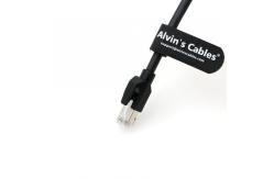 China Alvin's CAT6a GigE Vision Cable 16.4ft Shielded Screw Lock RJ45 supplier