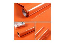 China Orange Blue Green Glossy Peel And Stick Wallpaper 60cm 120cm Countertop Wallpaper supplier