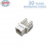 90 Degree Network RJ45 Keystone Jack Cat5e UTP 8P8C With Gold Plating