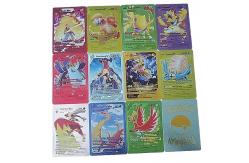 China Hot Gold Foil English Version Pokemon Cards 55pcs with Customizable Rulebook Design supplier